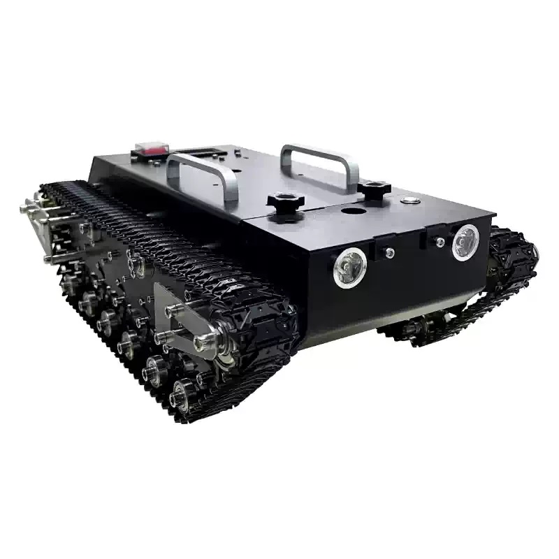 Hoe verminder All-Metal Suspended Tracked Chassis R&D-koste vir universiteitslaboratoriums en robot-opstarters?