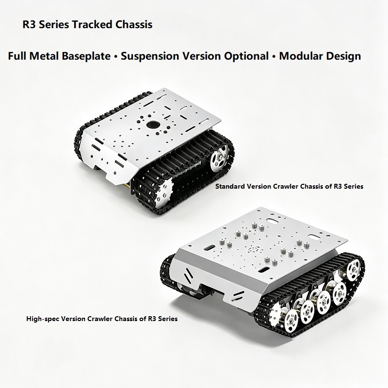 Alle Metal Tank Tracked Robot Chassis