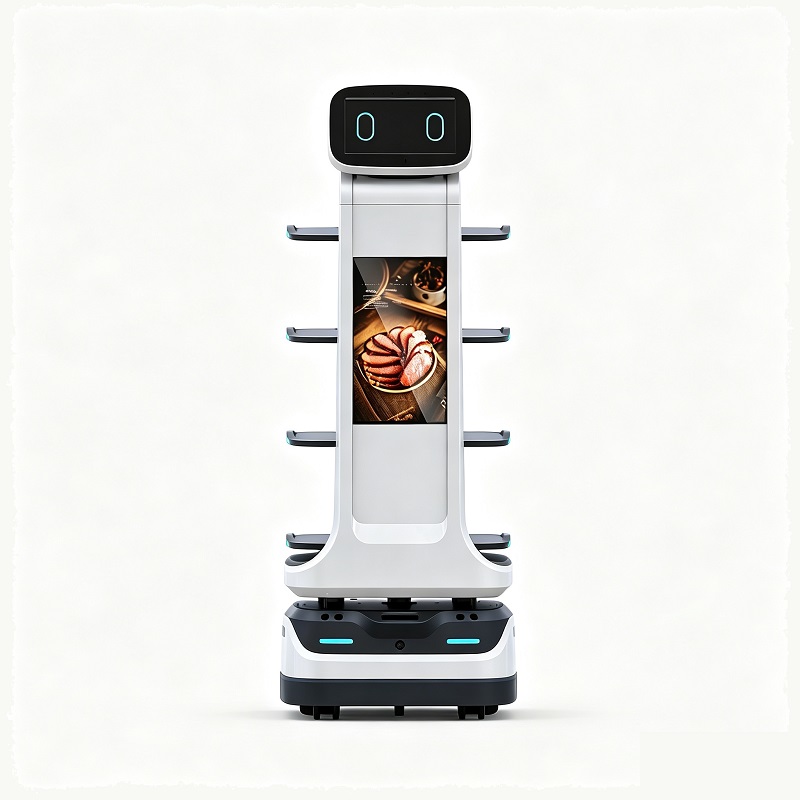 Intelligente afleweringsrobot vir hotel en restaurant