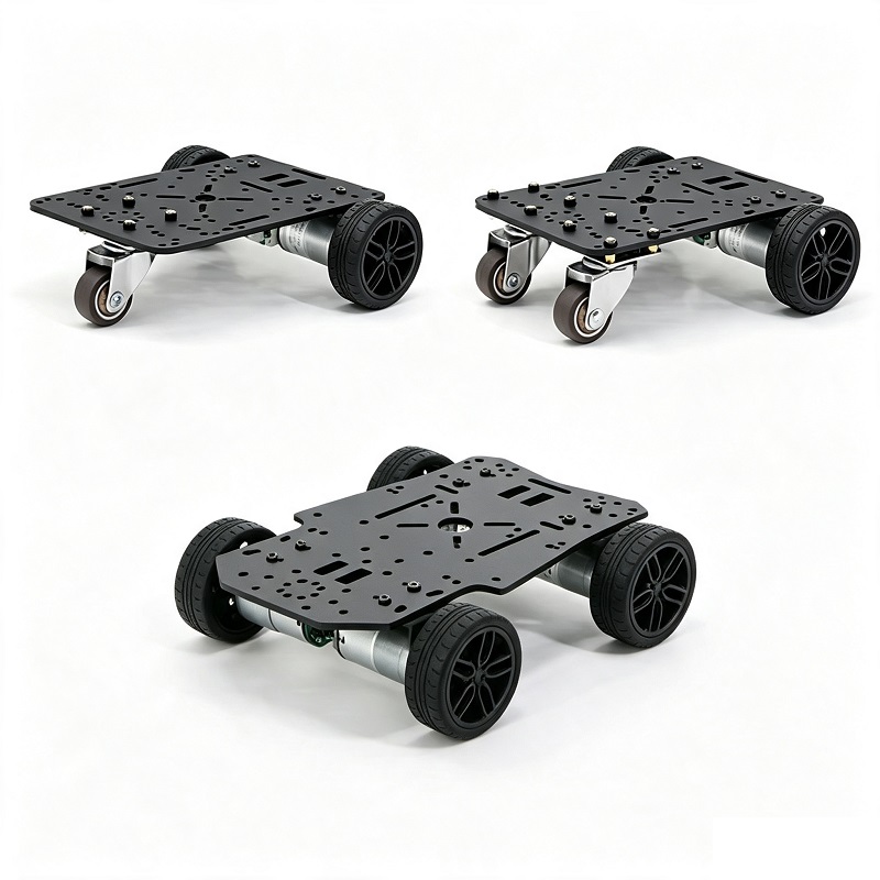 Mini elektriese wiel robot onderstel 4WD